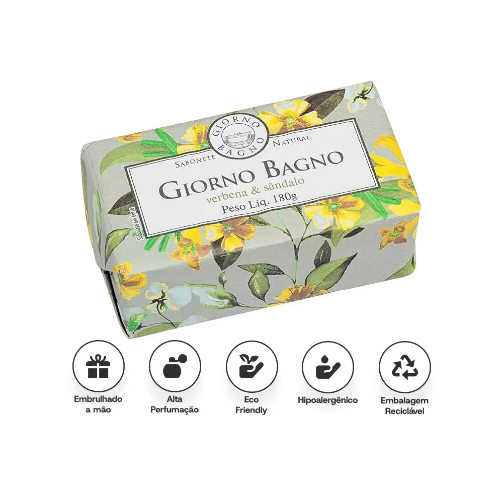 Kit Ritual Pós-Banho Aconchego Karsten Lumina + 4 Sabonetes Giorno Bagno
