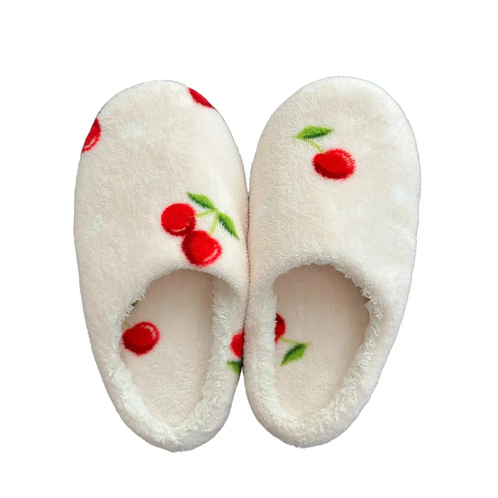 Pantufa Adulto de Plush Feminina Cherry