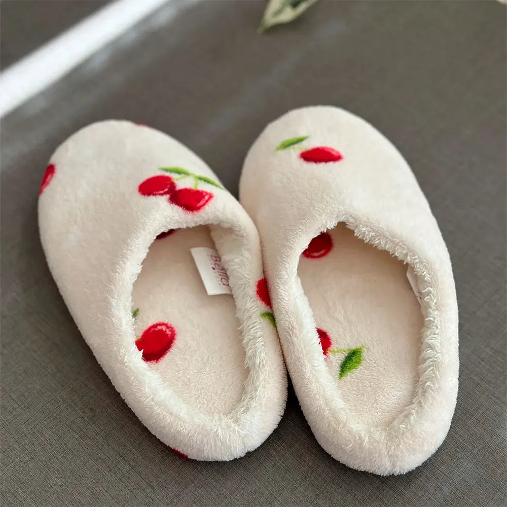 Pantufa Adulto de Plush Feminina Cherry