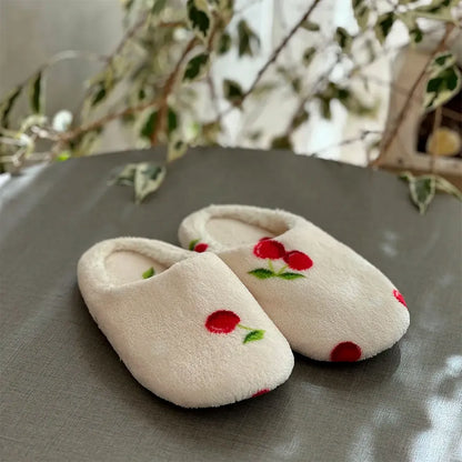 Pantufa Adulto de Plush Feminina Cherry